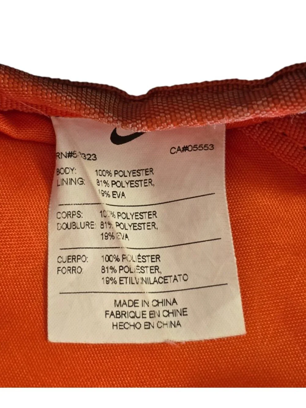 Nike Air Max KD Kevin Durant Fast Break Basketball Backpack Black Orange Blue